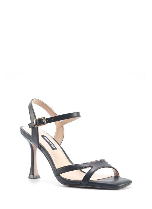 MILORA 5FX Siyah Kadın Topuklu Sandalet - Görsel 3