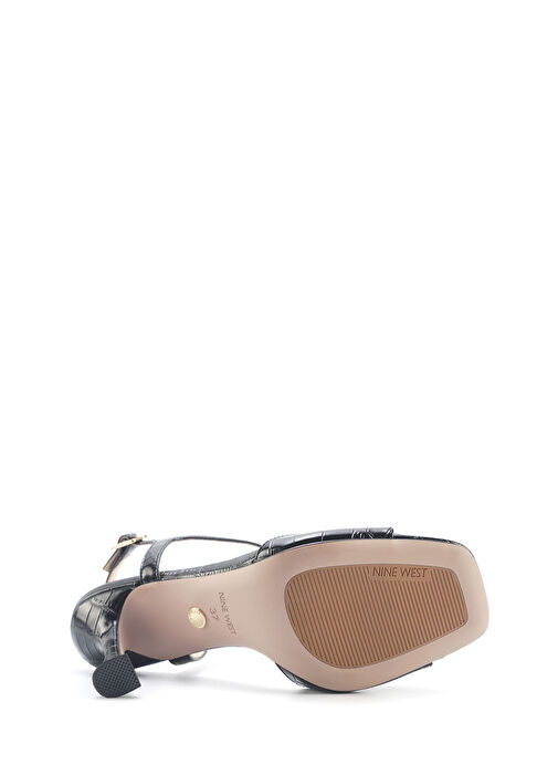 MIOR 5FX Siyah Kadın Topuklu Sandalet - Görsel 5