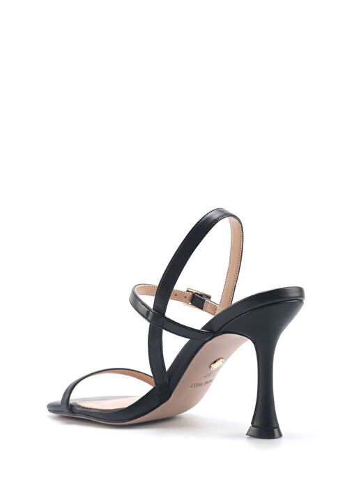 MONIQUE 5FX Siyah Kadın Topuklu Sandalet - Görsel 4