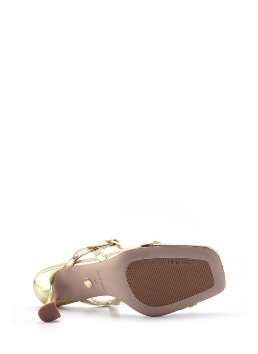 MONIQUE 5FX Altın Kadın Topuklu Sandalet - Görsel 5
