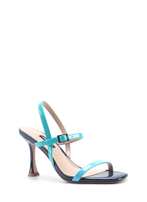 MONIQUE2 5FX Mavi Kadın Topuklu Sandalet - Görsel 3