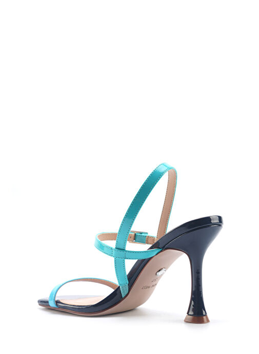 MONIQUE2 5FX Mavi Kadın Topuklu Sandalet - Görsel 4