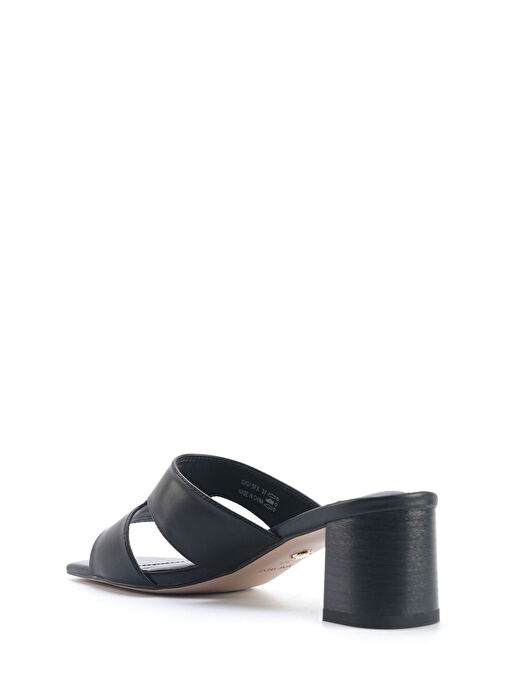 GIGI 5FX Siyah Kadın Topuklu Terlik - Görsel 4