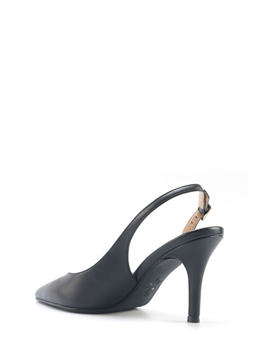 REYNAR 5FX Siyah Kadın Topuklu Ayakkabı - Görsel 4