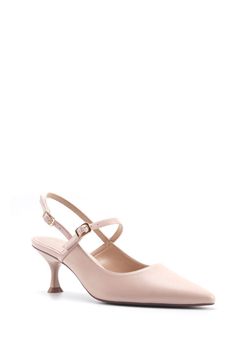 GALBINA 5FX Krem Kadın Topuklu Ayakkabı - Görsel 2