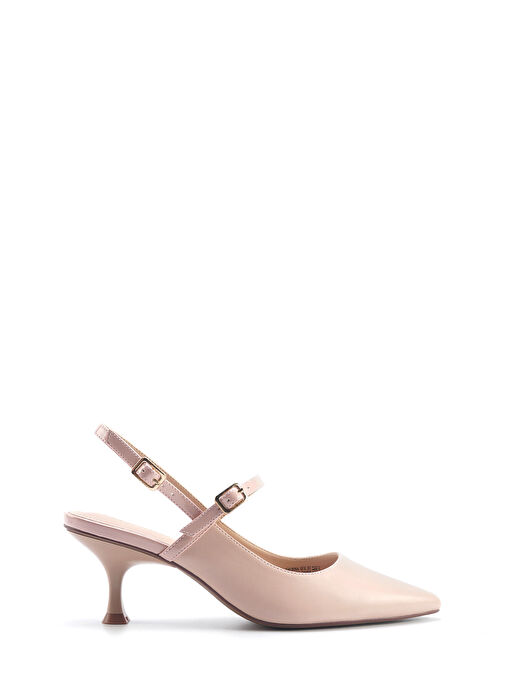 GALBINA 5FX Krem Kadın Topuklu Ayakkabı - Görsel 3