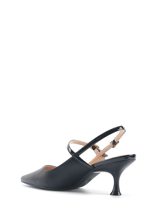 GALBINA 5FX Siyah Kadın Topuklu Ayakkabı - Görsel 4