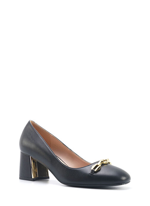 ENTO 5FX Siyah Kadın Topuklu Ayakkabı - Görsel 3