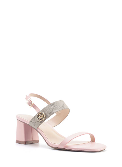 NACEDIA 5FX Pembe Kadın Topuklu Sandalet - Görsel 2