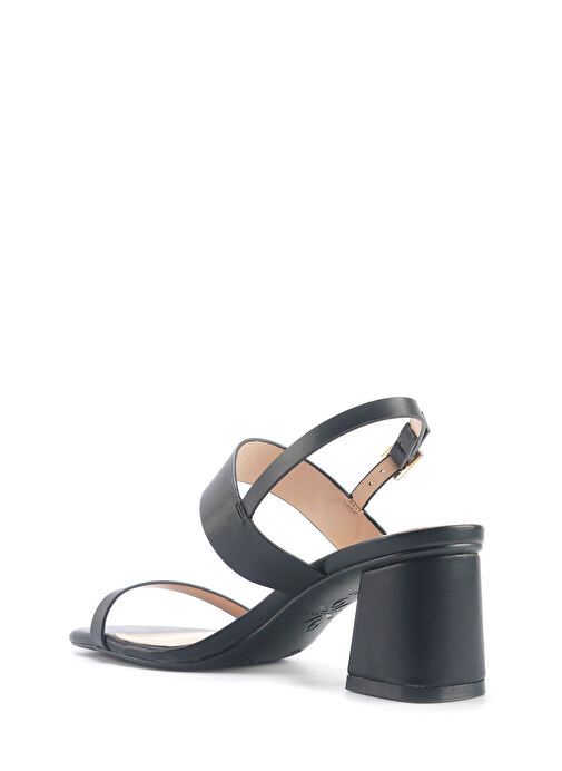 NACEDIA 5FX Siyah Kadın Topuklu Sandalet - Görsel 4