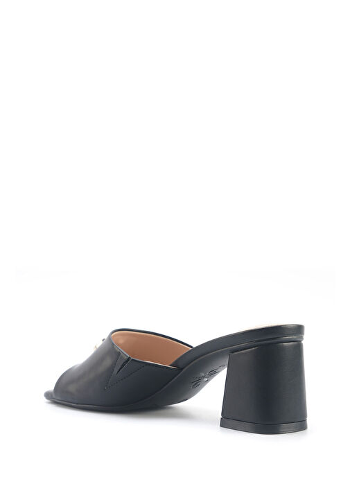 NACELL 5FX Siyah Kadın Topuklu Terlik - Görsel 4