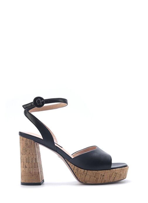 LALIE 5FX Siyah Kadın Topuklu Sandalet - Görsel 2