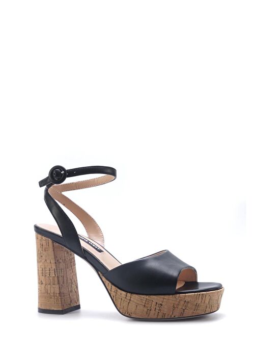 LALIE 5FX Siyah Kadın Topuklu Sandalet - Görsel 3