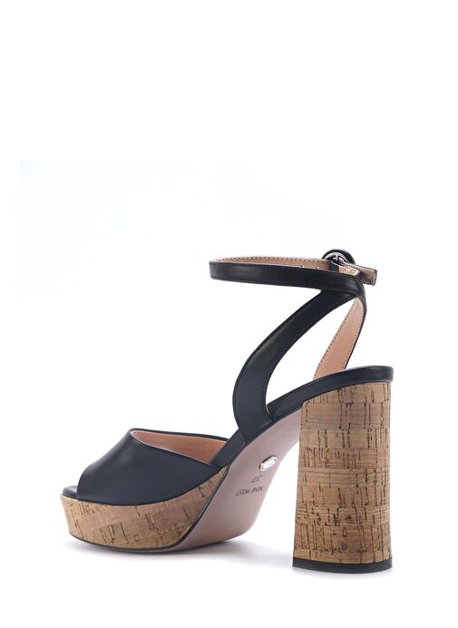 LALIE 5FX Siyah Kadın Topuklu Sandalet - Görsel 4