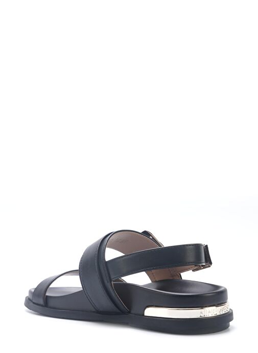 HELLA 5FX Siyah Kadın Düz Sandalet - Görsel 4