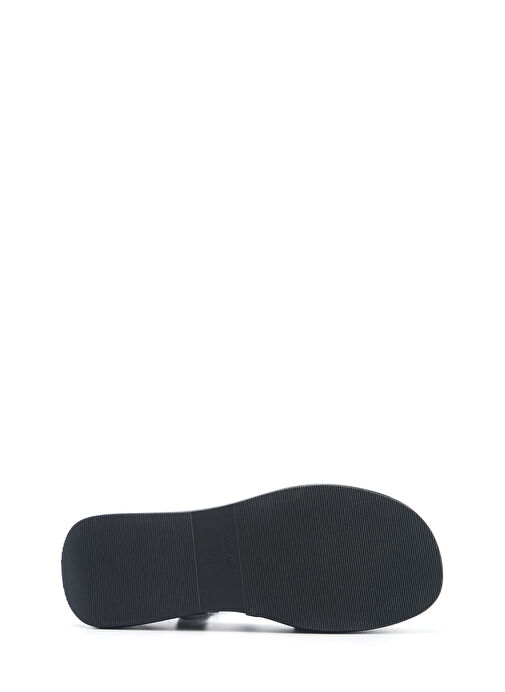 VELART 5FX Siyah Kadın Kalın Taban Sandalet - Görsel 5