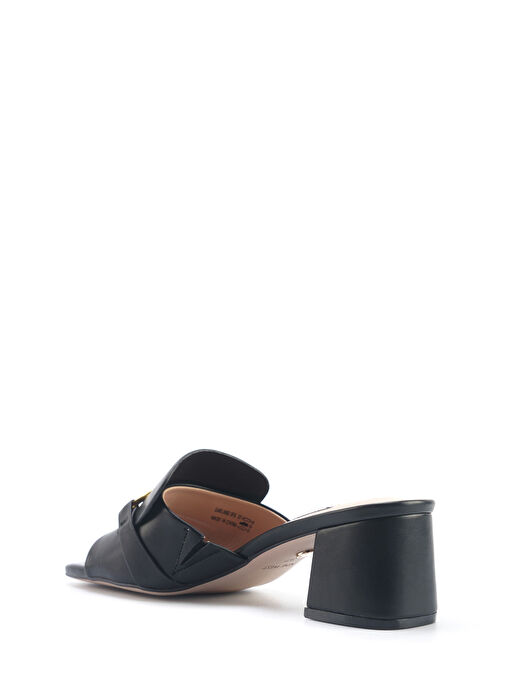 GARLAND 5FX Siyah Kadın Topuklu Terlik - Görsel 4