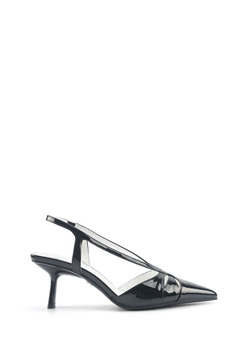 TUNMERA 5FX Siyah Kadın Topuklu Ayakkabı - Görsel 2