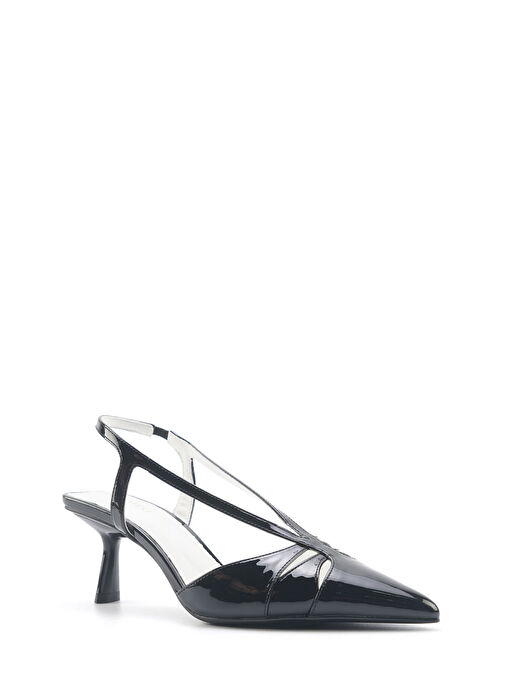 TUNMERA 5FX Siyah Kadın Topuklu Ayakkabı - Görsel 3