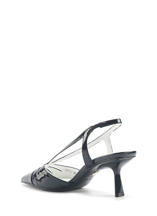 TUNMERA 5FX Siyah Kadın Topuklu Ayakkabı - Görsel 4