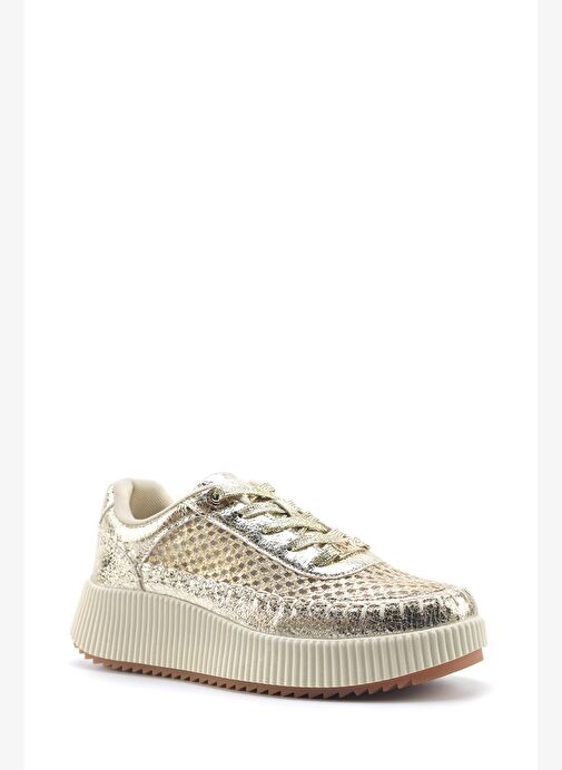 SAMPINA 5FX Altın Kadın Sneaker - Görsel 3
