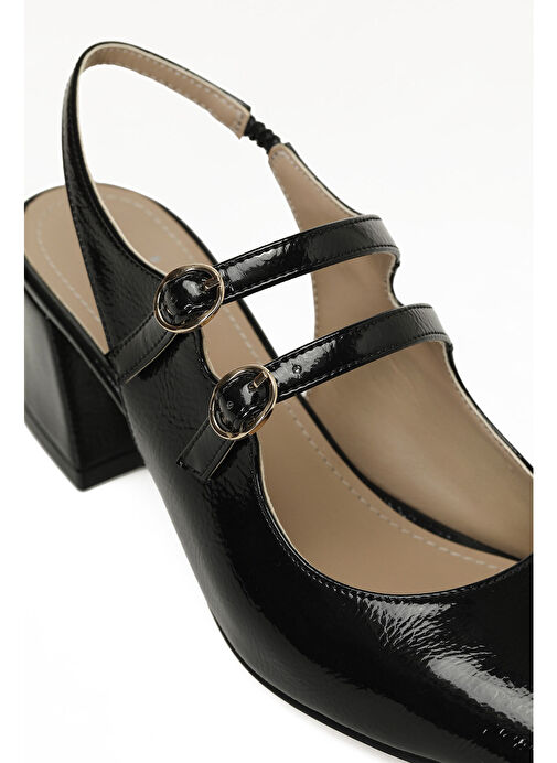 INCI SILVIA 5FX Siyah Kadın Topuklu Ayakkabı - Görsel 8