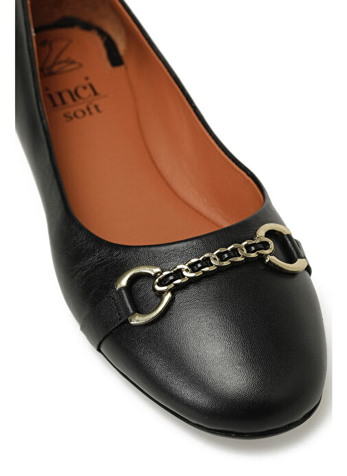 INCI BAMBERG 5FX Siyah Kadın Babet - Görsel 8