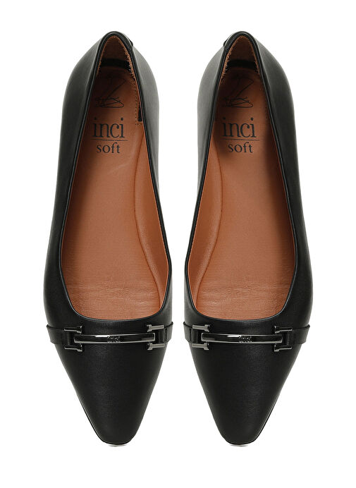 INCI ELVA 5FX Siyah Kadın Babet - Görsel 5