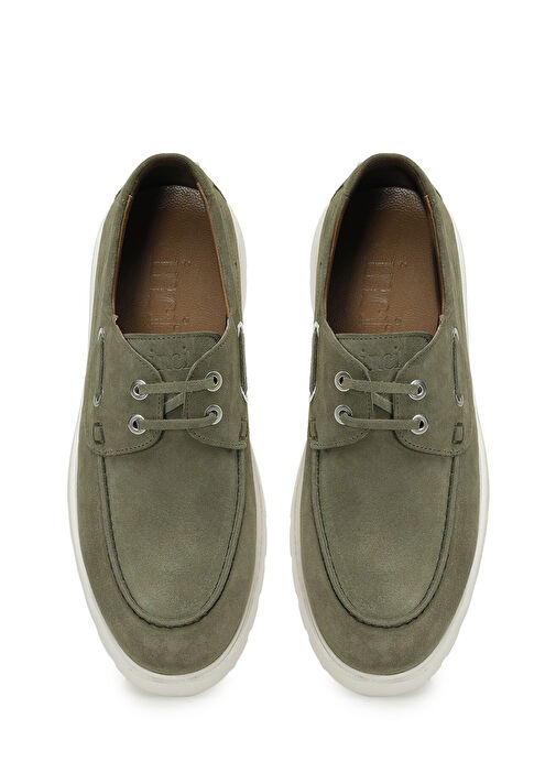 INCI BUSH 5FX Haki Erkek Klasik Ayakkabı - Görsel 5