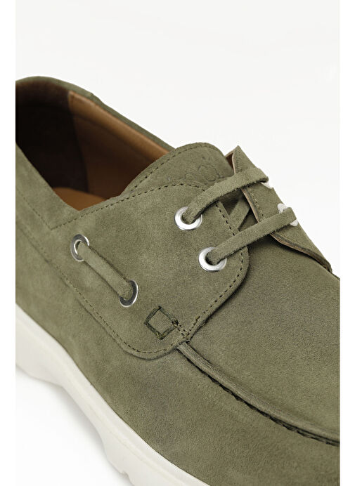 INCI BUSH 5FX Haki Erkek Klasik Ayakkabı - Görsel 8