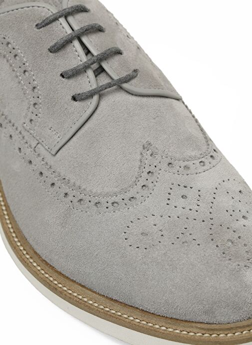 INCI ALBAY 5FX Gri Erkek Klasik Ayakkabı - Görsel 8