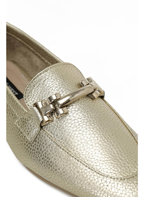 OMERRO 5FX Altın Kadın Loafer - Görsel 8