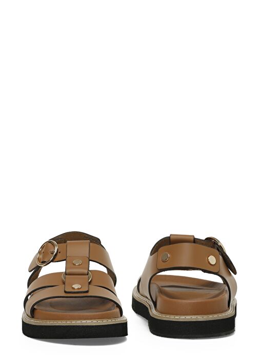 HERMON 5FX Taba Kadın Kalın Taban Sandalet - Görsel 6