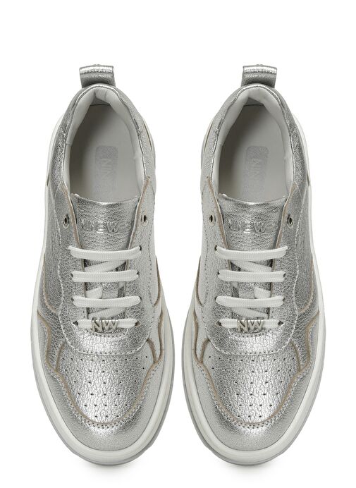 SERDEN 5FX Gümüş Kadın Sneaker - Görsel 5