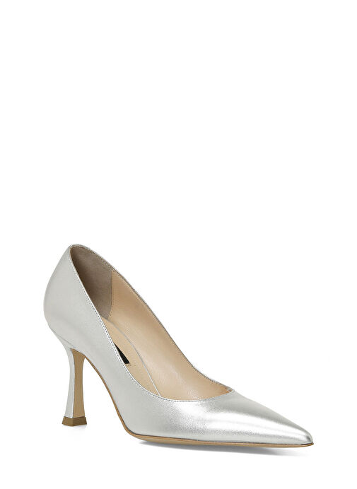 ROVASO2 5FX Gümüş Kadın Topuklu Ayakkabı - Görsel 3