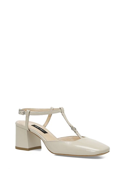 RIVASA 5FX Bej Kadın Topuklu Ayakkabı - Görsel 3