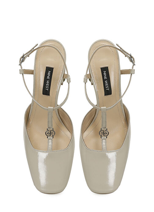 RIVASA 5FX Bej Kadın Topuklu Ayakkabı - Görsel 5
