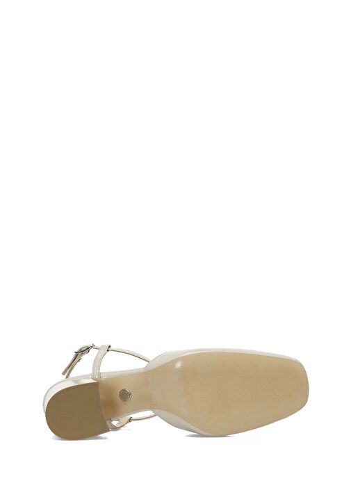 RIVASA 5FX Bej Kadın Topuklu Ayakkabı - Görsel 7
