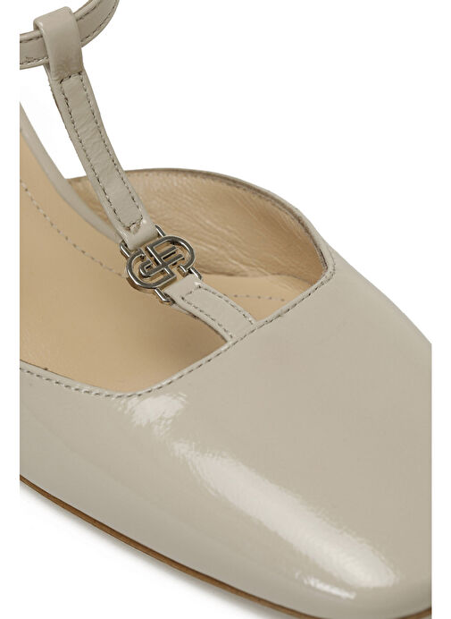 RIVASA 5FX Bej Kadın Topuklu Ayakkabı - Görsel 8