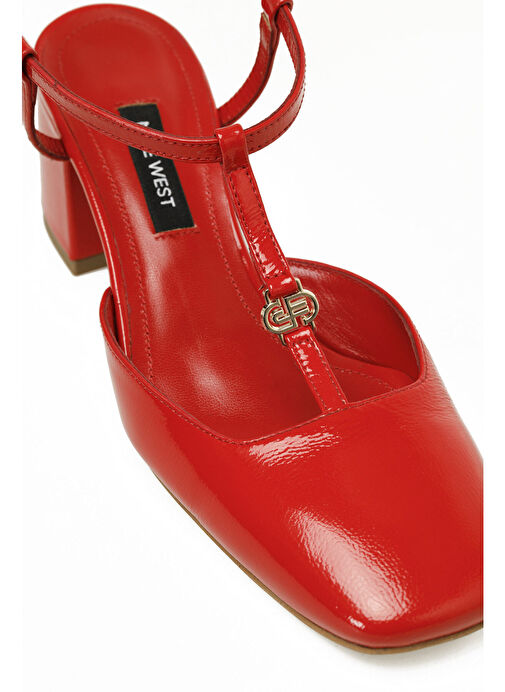 RIVASA 5FX Kırmızı Kadın Topuklu Ayakkabı - Görsel 8