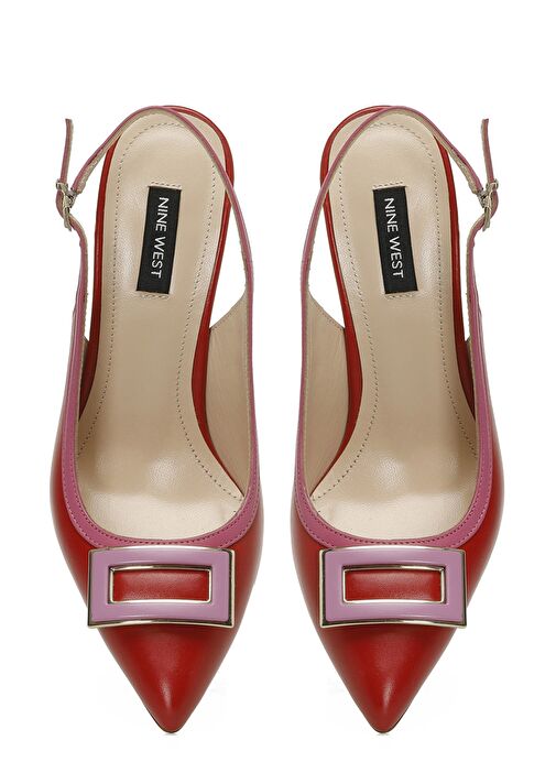 TIRREN 5FX Kırmızı Kadın Topuklu Ayakkabı - Görsel 5
