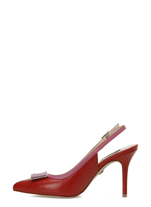 TIRREN 5FX Kırmızı Kadın Topuklu Ayakkabı - Görsel 4
