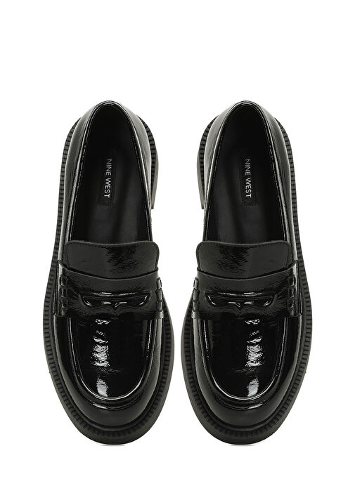 LUNLER 5FX Siyah Kadın Loafer - Görsel 5