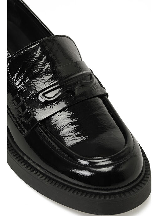 LUNLER 5FX Siyah Kadın Loafer - Görsel 8