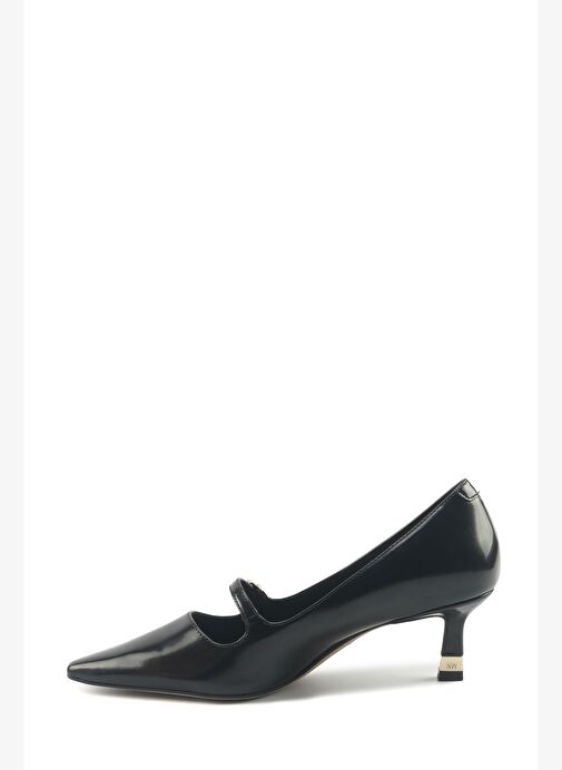 BELLE 5PR Siyah Kadın Topuklu Ayakkabı - Görsel 4