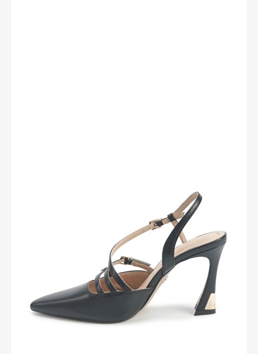 DOLORES 5PR Siyah Kadın Topuklu Ayakkabı - Görsel 4