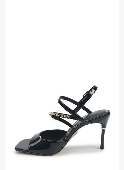 IRENA 5PR Siyah Kadın Topuklu Sandalet - Görsel 4