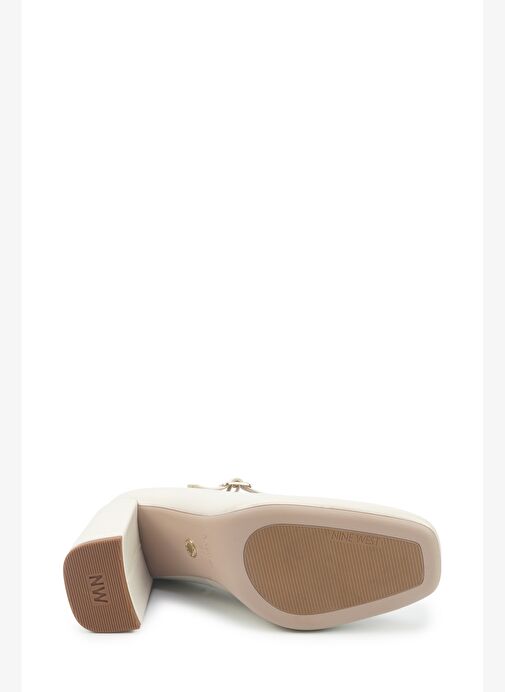 EDGAR 5PR KIRIK BEYAZ Kadın Topuklu Ayakkabı - Görsel 5