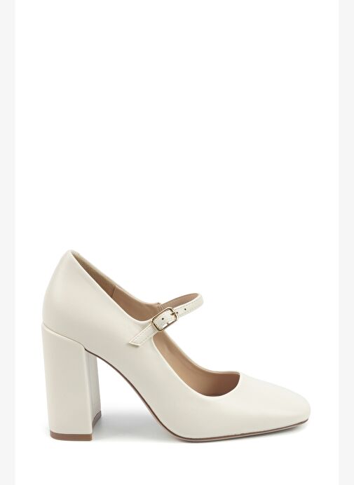 EDGAR 5PR KIRIK BEYAZ Kadın Topuklu Ayakkabı - Görsel 2
