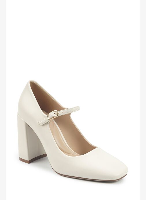 EDGAR 5PR KIRIK BEYAZ Kadın Topuklu Ayakkabı - Görsel 3